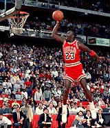 Jordan's perfect slam-dunk